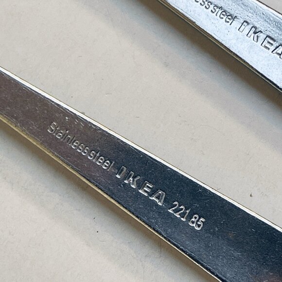 Ikea 221 85 Forks Spoons Stainless Flatware Replacements Spoon Fork Knife MCM - Picture 5 of 5